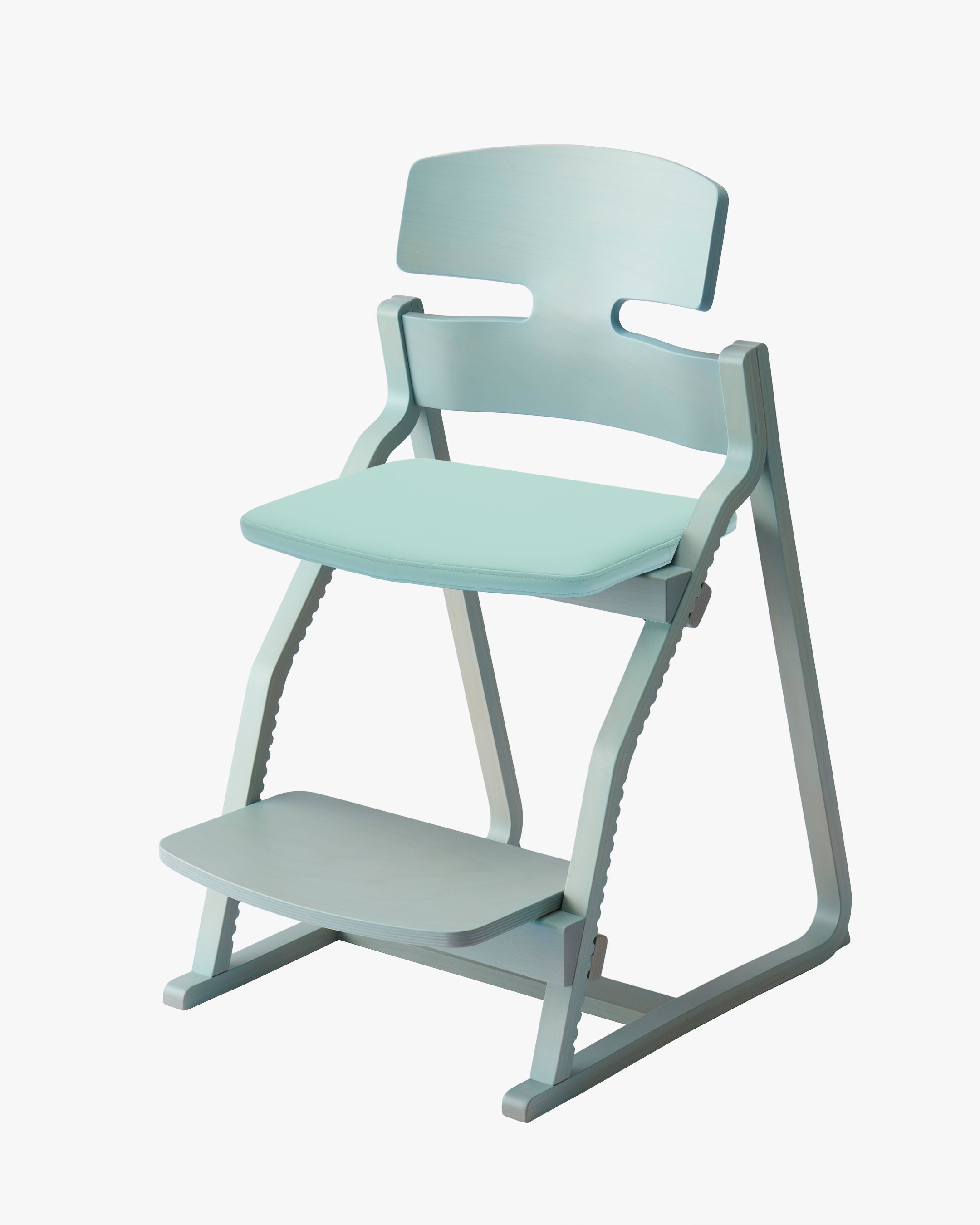 アップライトチェア アクアブルー