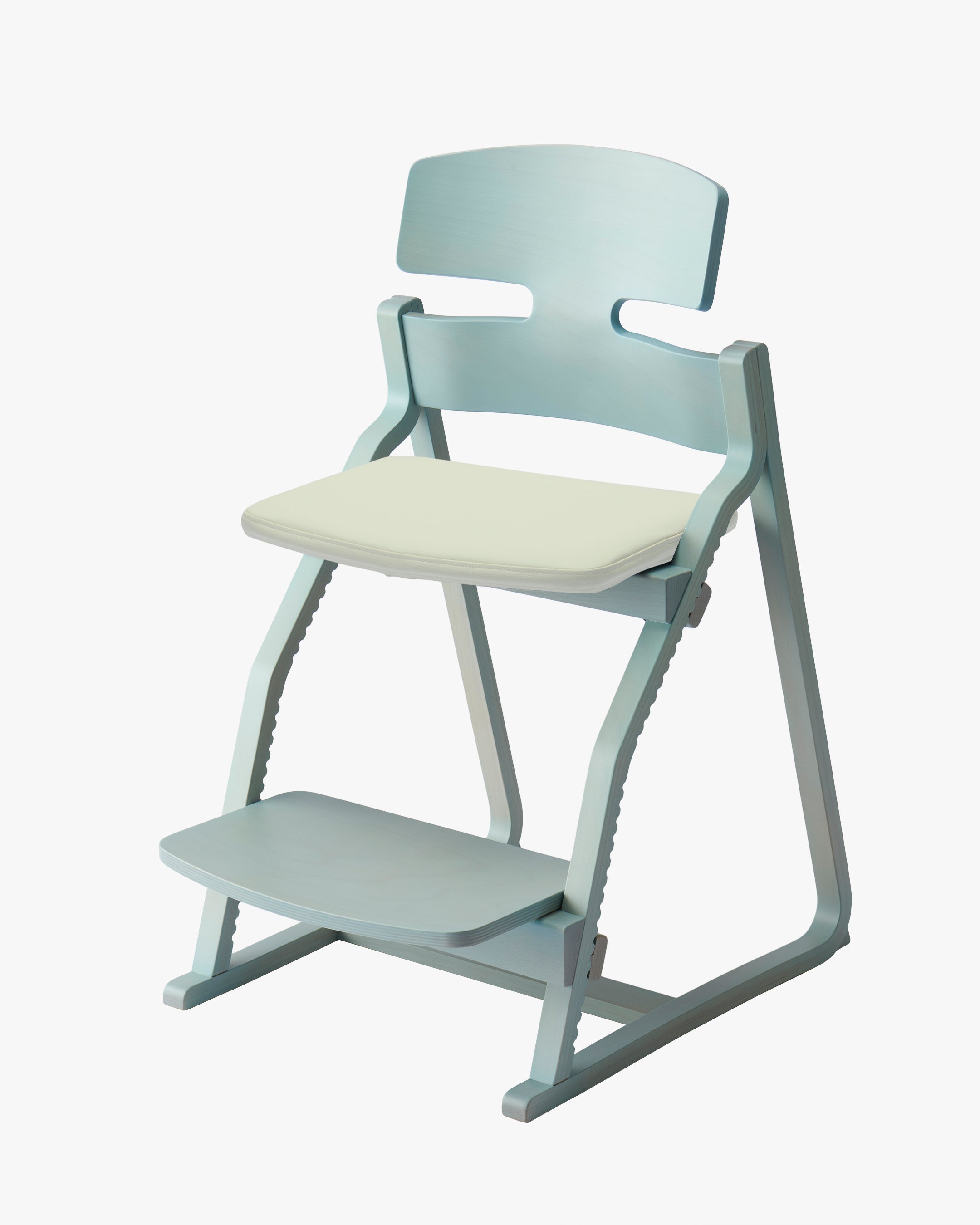 アップライトチェア アクアブルー