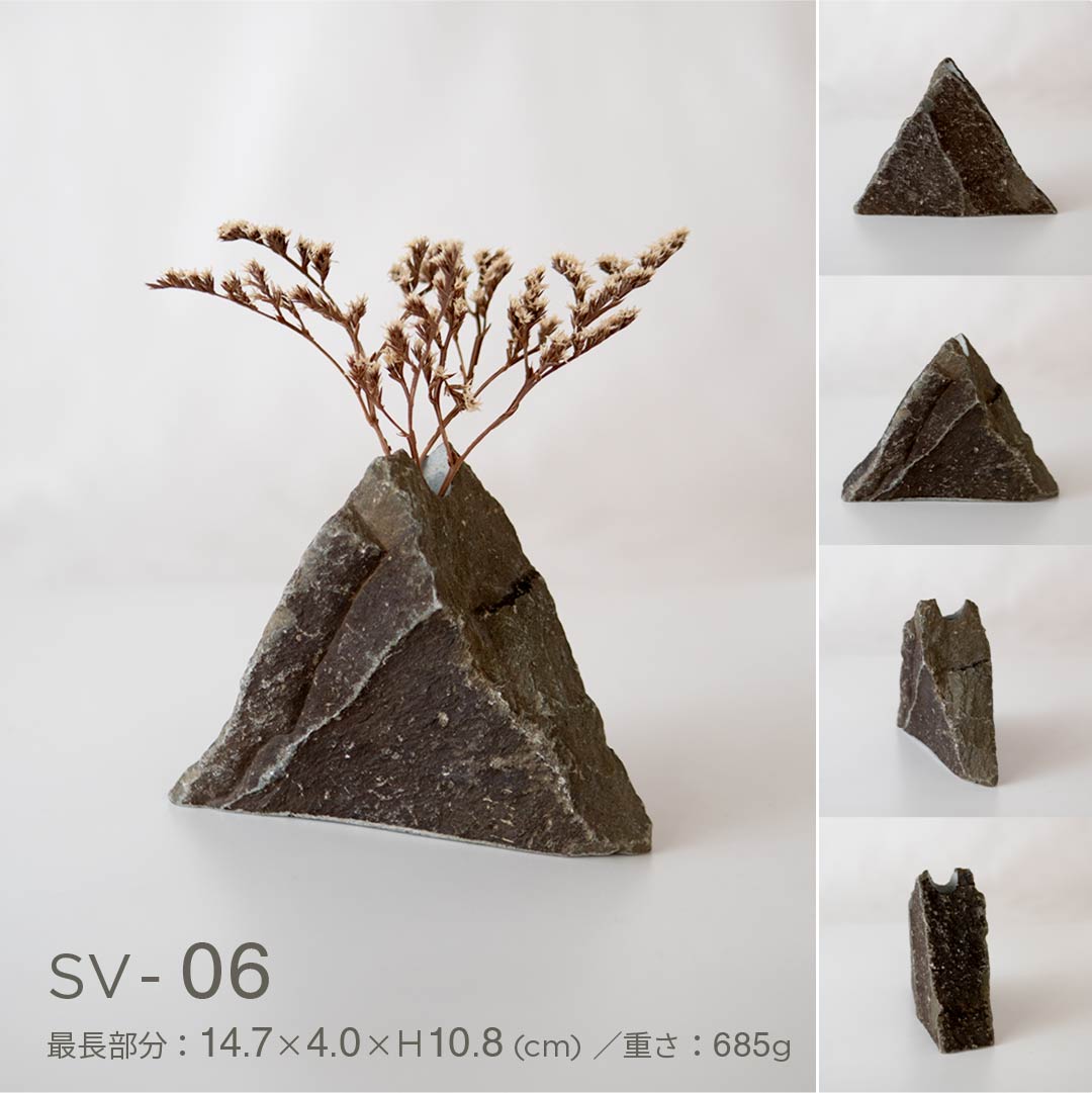 INASE｜stone vase（根府川石）