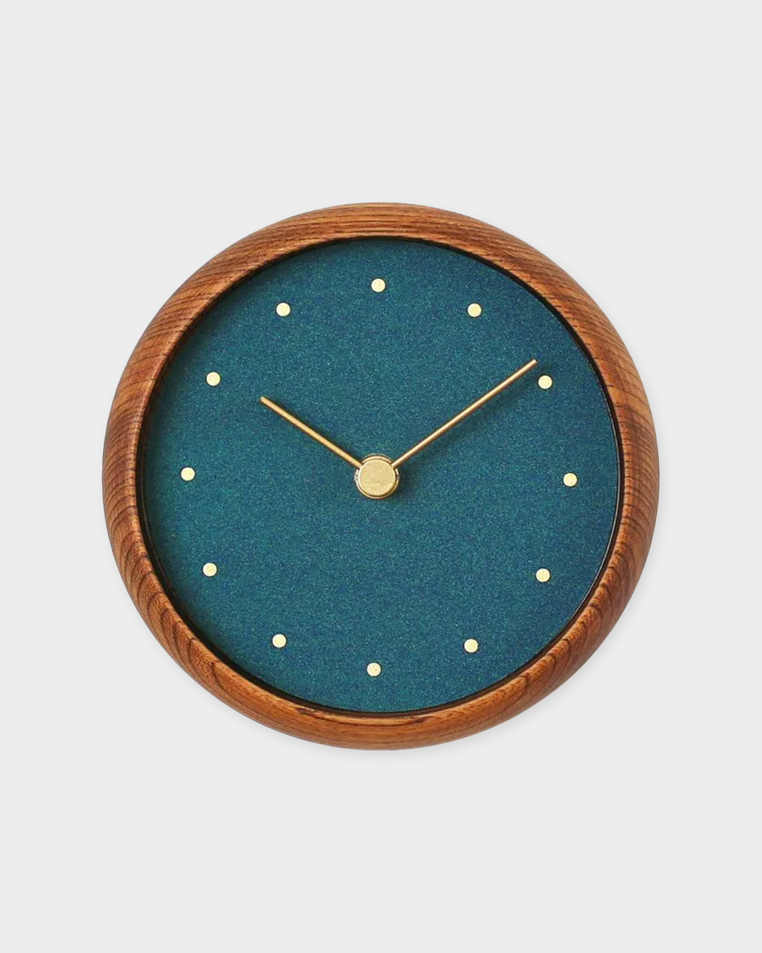 木の時計展 ｜ はなもっこ 掛時計 群緑（ぐんろく）｜11-11