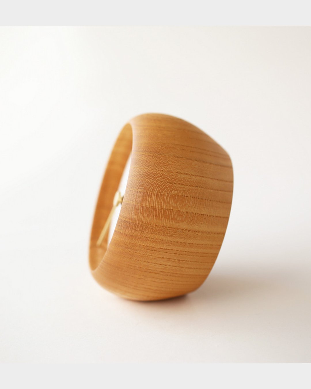 木の時計展 ｜ はなもっこ 置時計 水晶｜11-1