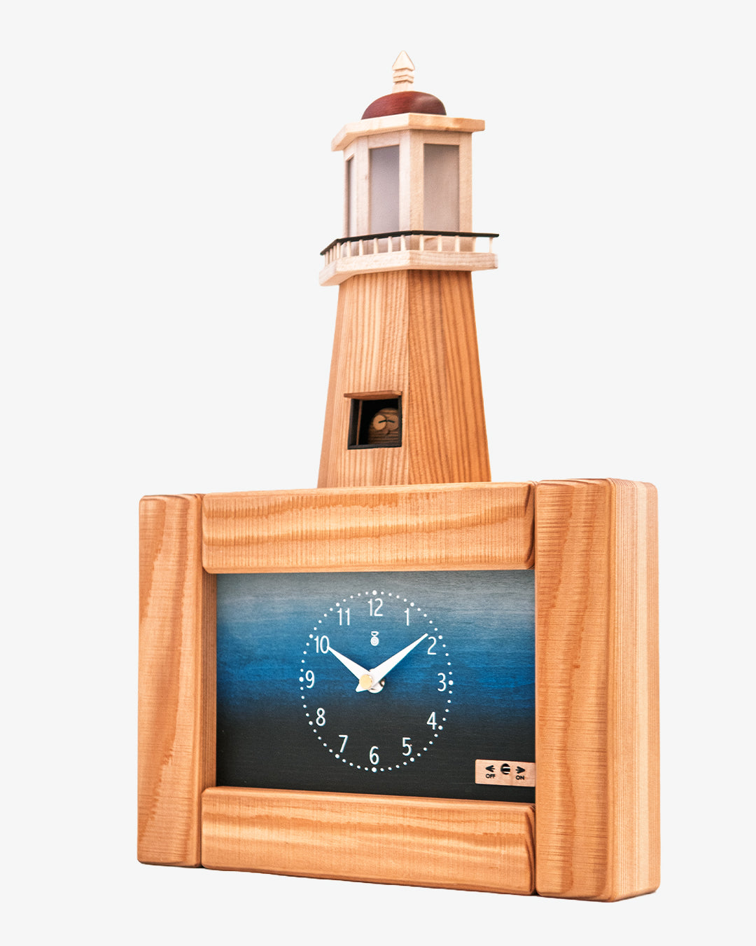 栃の木×レジンのボタニカル置き時計 HINOTOKI［花梨針］ | ORDINAL｜暮らしに寄り添う木工製品