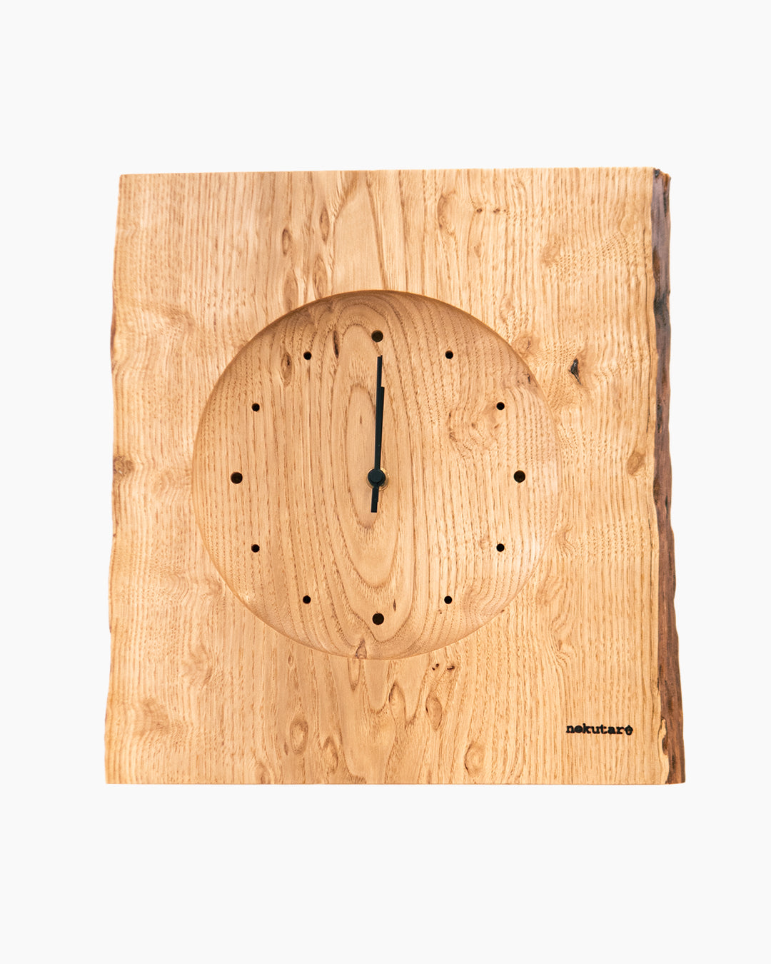 木の時計展 ｜ nokutare 壁掛け時計耳付き：小 クリ NO126 ｜6-4