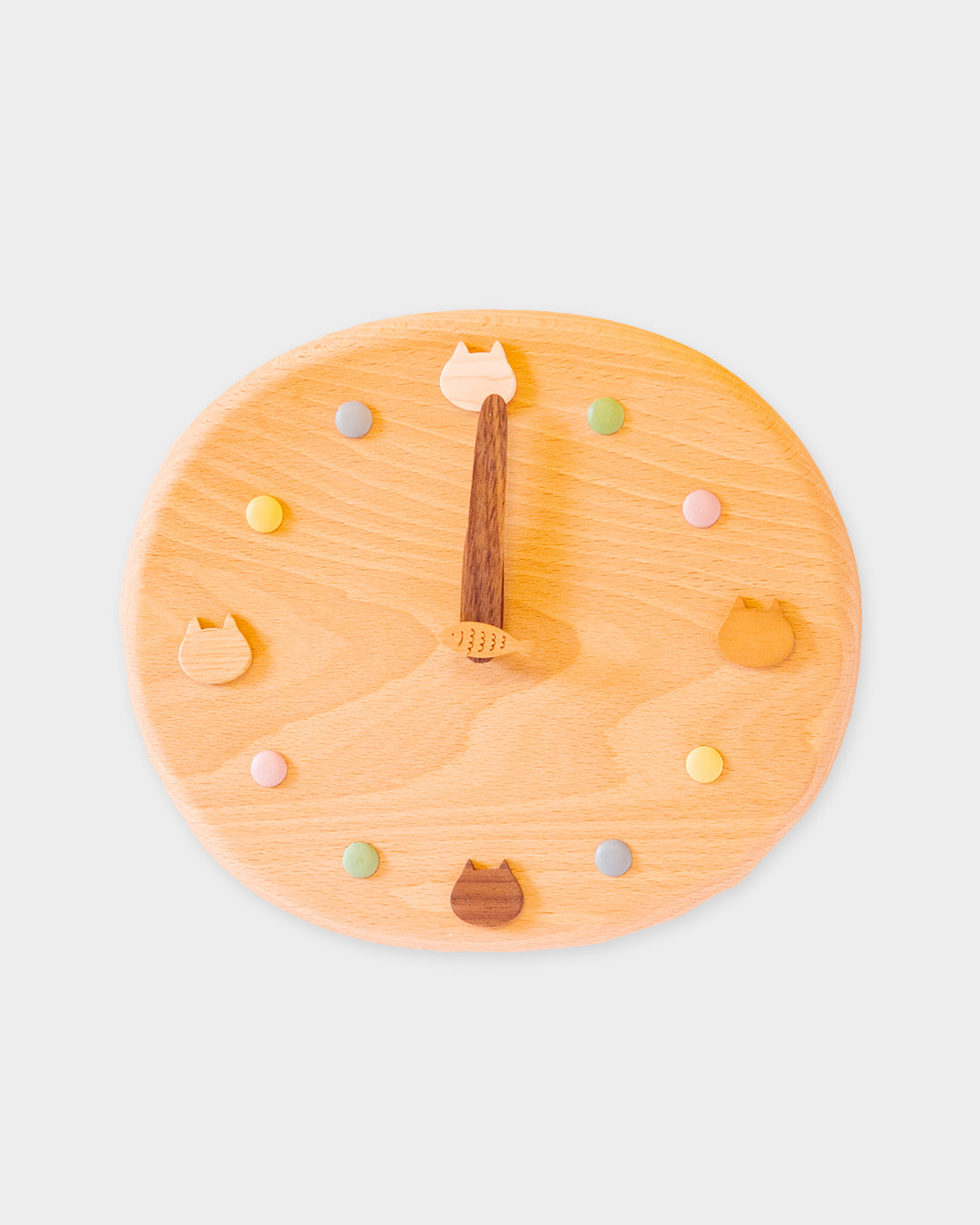 木の時計展 ｜ くぬぎまき ネコの時計｜9-2