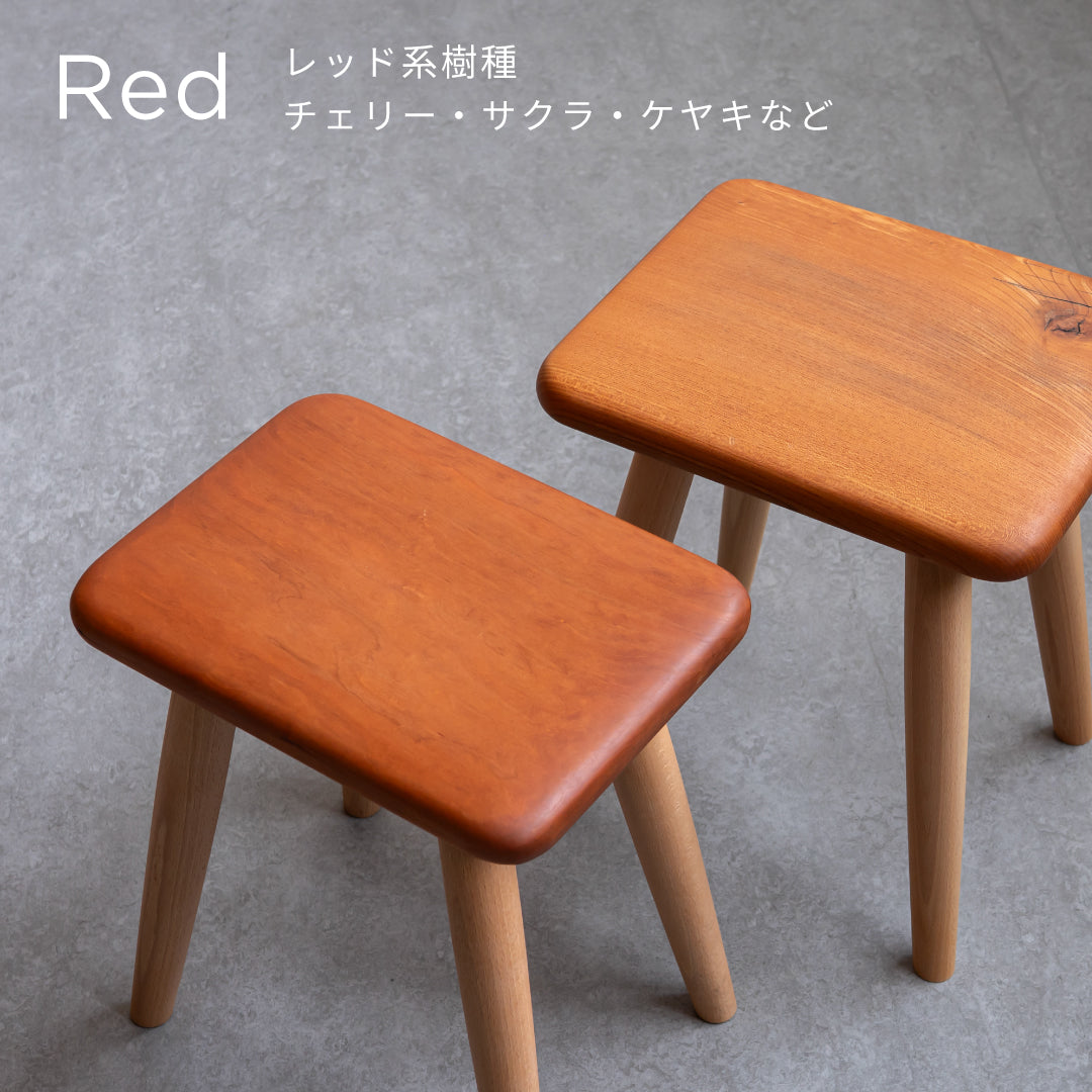 ふっくらスツール｜暮らしに寄り添う天然木のスツール
