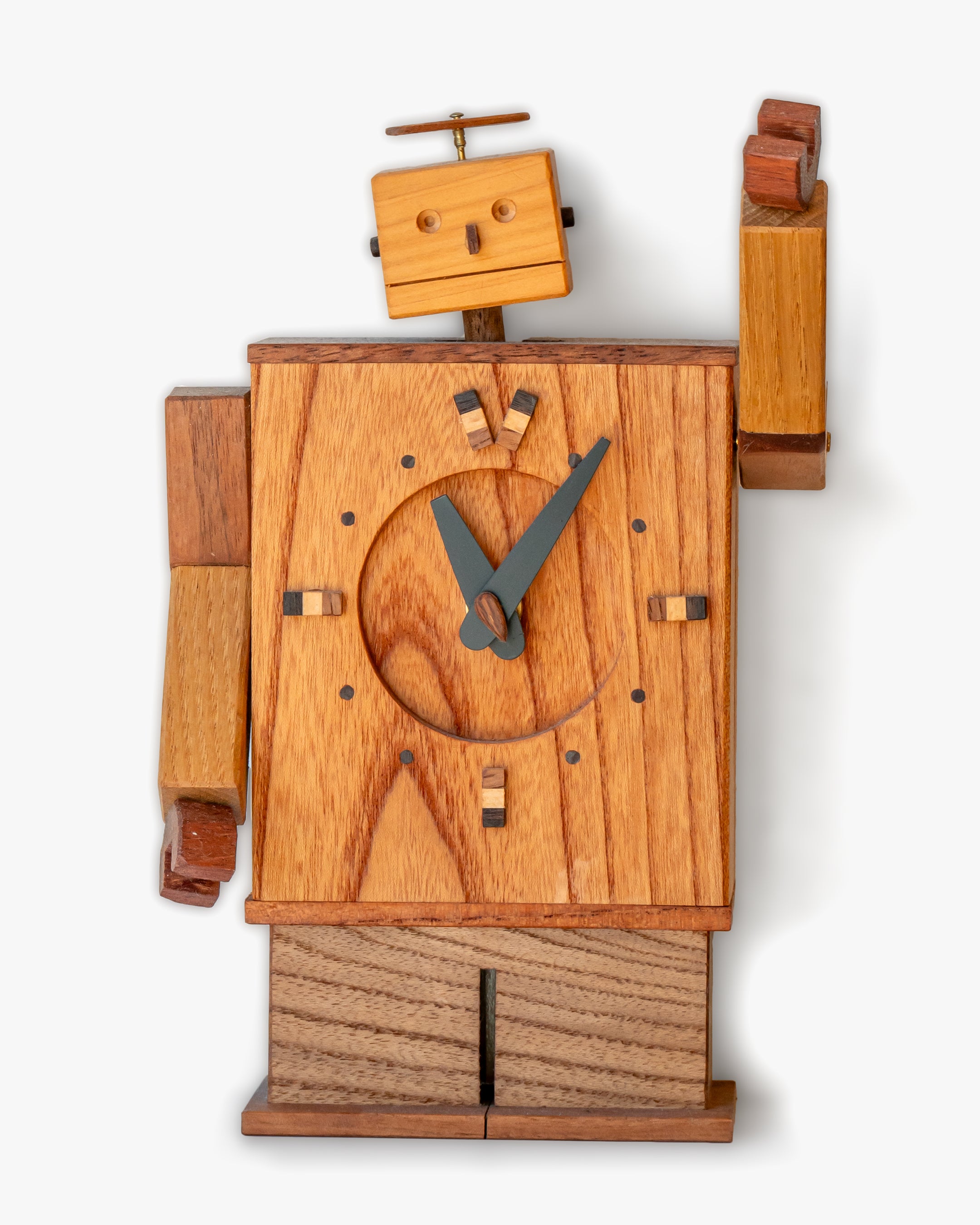 木の時計 ｜ ゆらゆらロボット Ⅱ