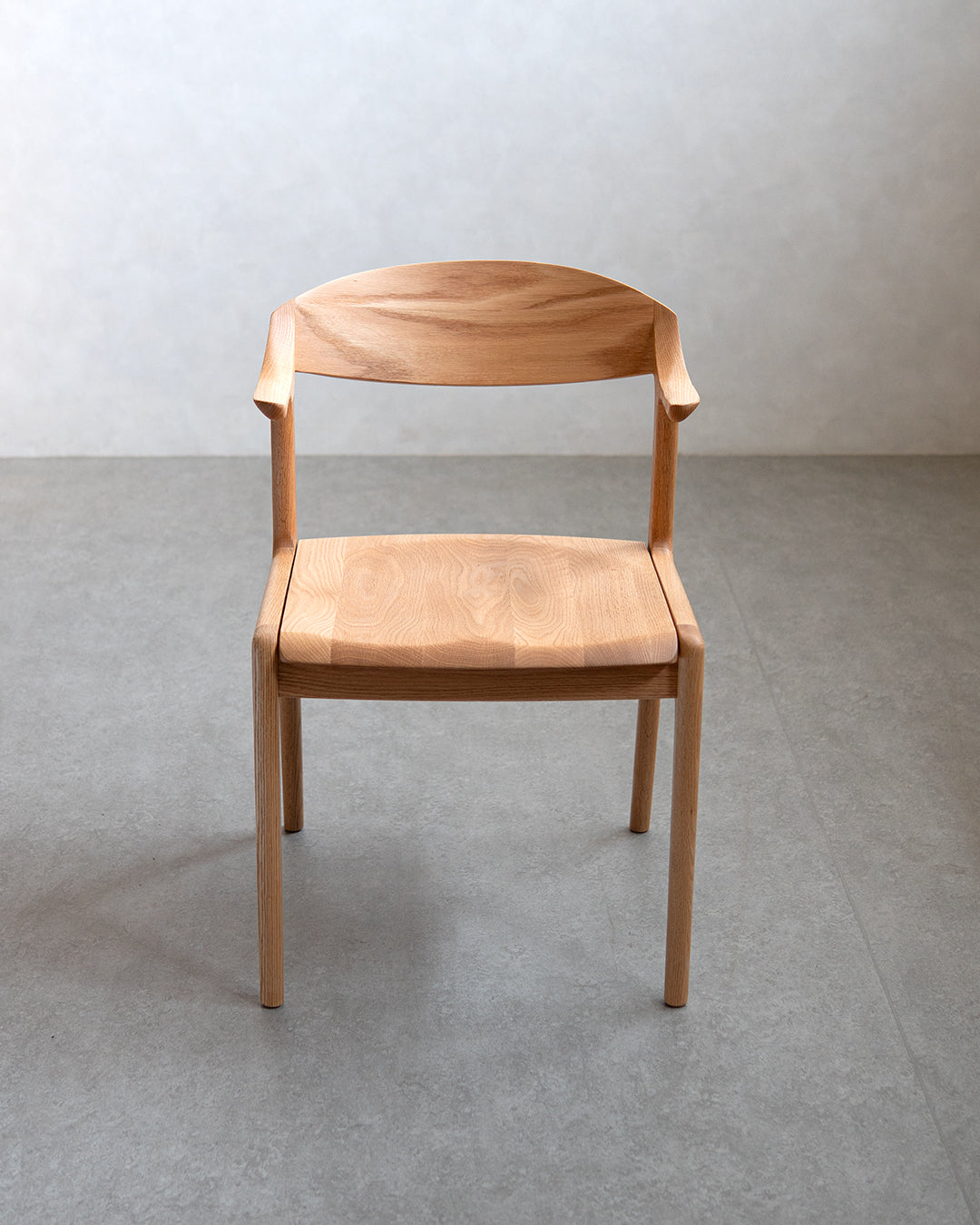 【極美品】ナガノインテリア アームチェア レッドオーク 無垢材 ナガノインテリア ｜ DC354 ARM CHAIR（板座） - レッドオーク