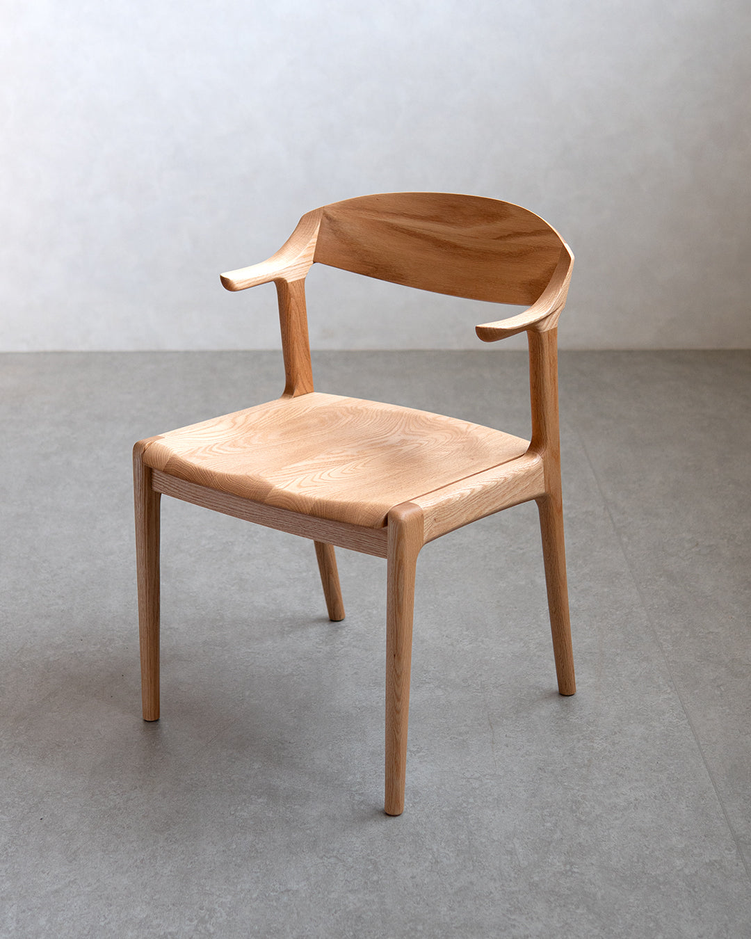 ナガノインテリア ｜ DC354 ARM CHAIR（板座） - レッドオーク