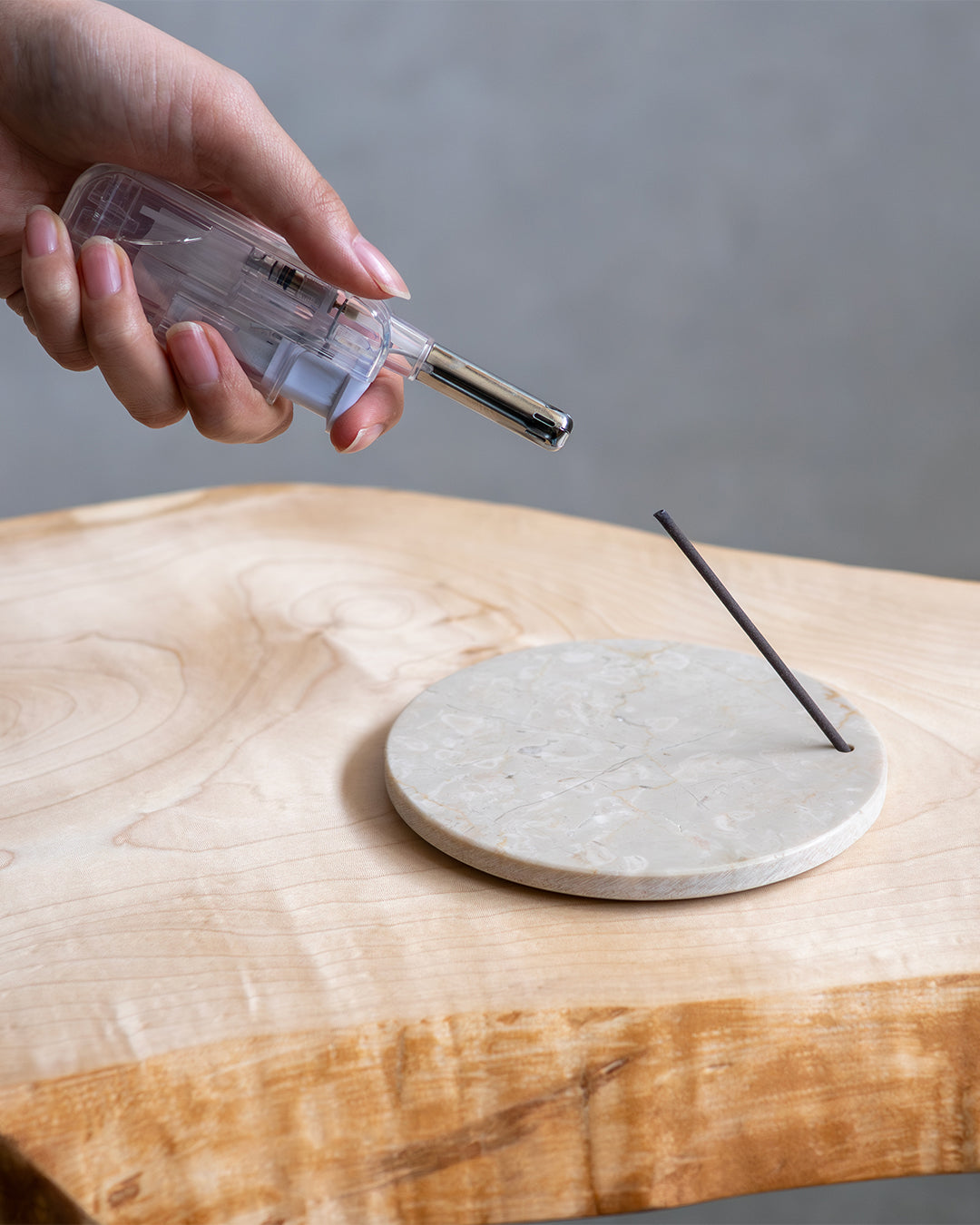 INASE｜INCENSE HOLDER - beige ; イタリア産ポテチーノ ＜ tadaima.別注 ＞