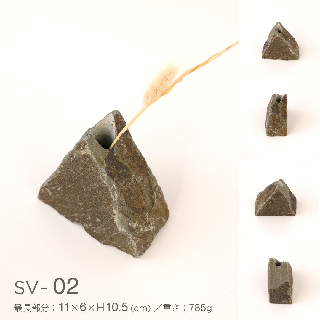 INASE｜stone vase（根府川石）