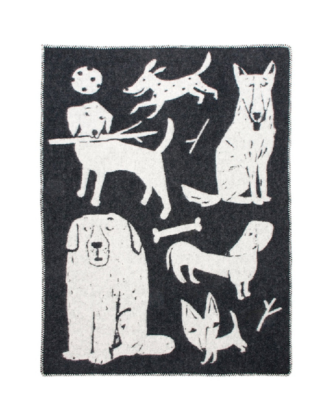 LAPUAN KANKURIT | KOIRAPUISTO ウールブランケット（90x130cm）