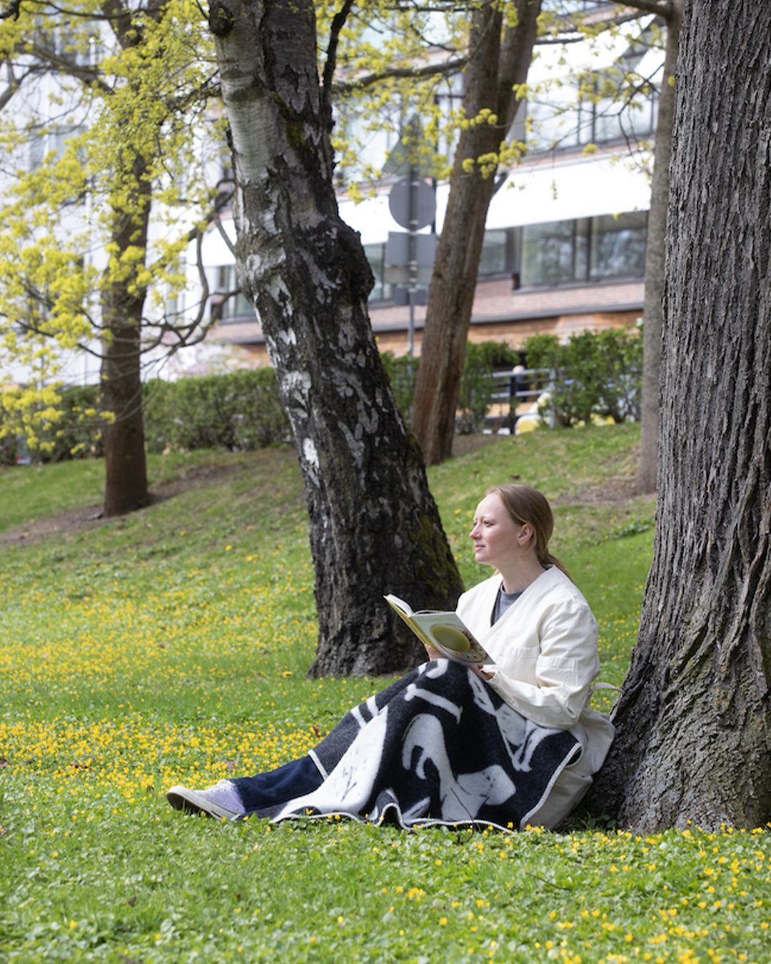 LAPUAN KANKURIT | KOIRAPUISTO ウールブランケット（90x130cm）