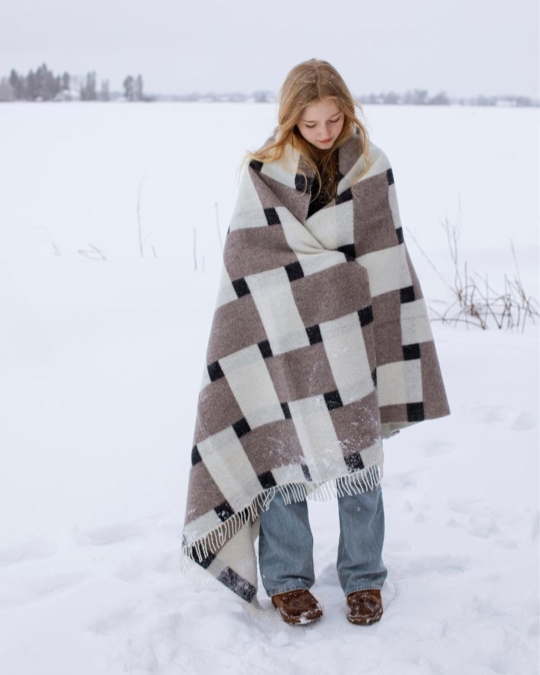 LAPUAN KANKURIT | PUNOS ウールブランケット