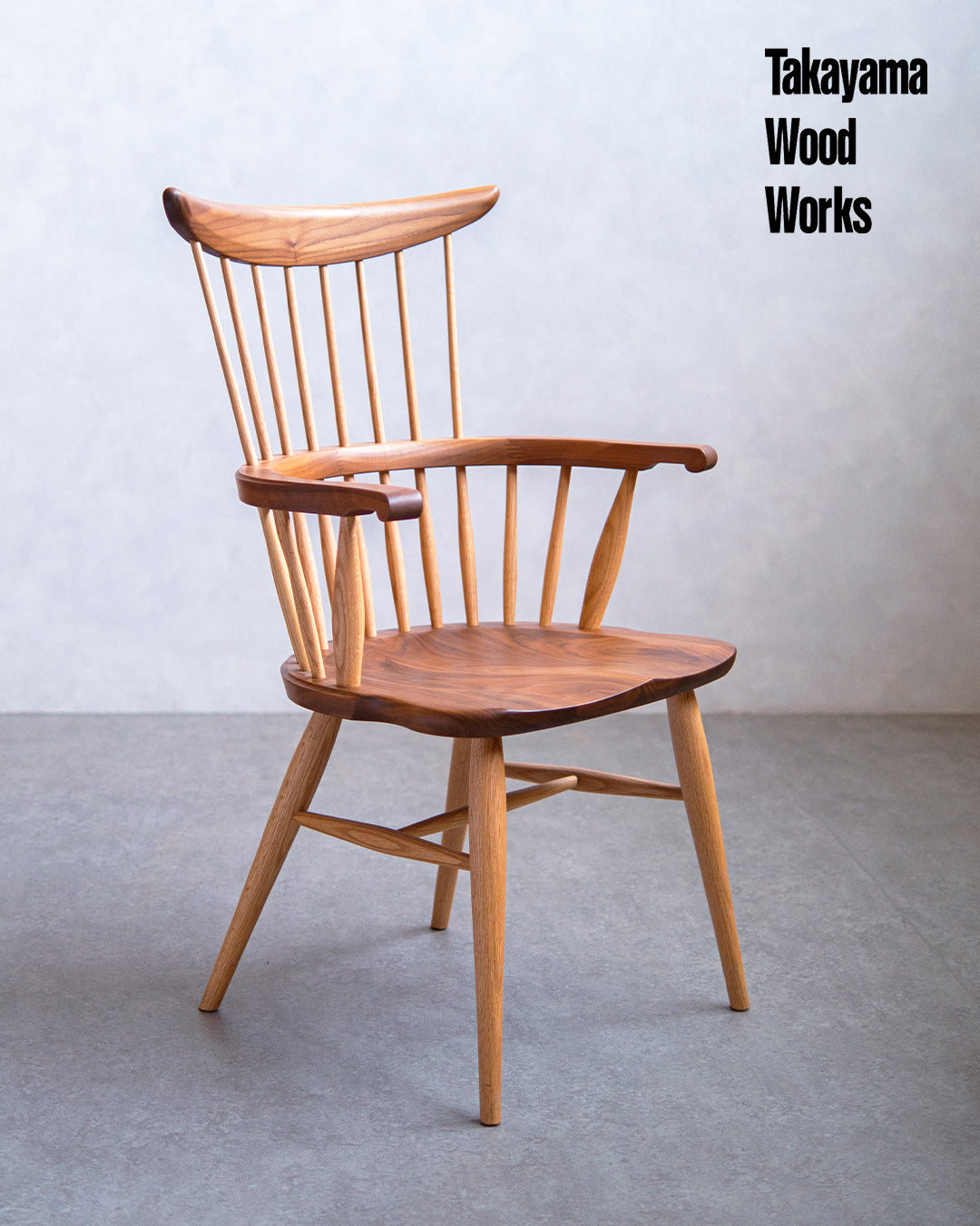 高山ウッドワークス ｜ Comb back armchair ＜ W553 ＞