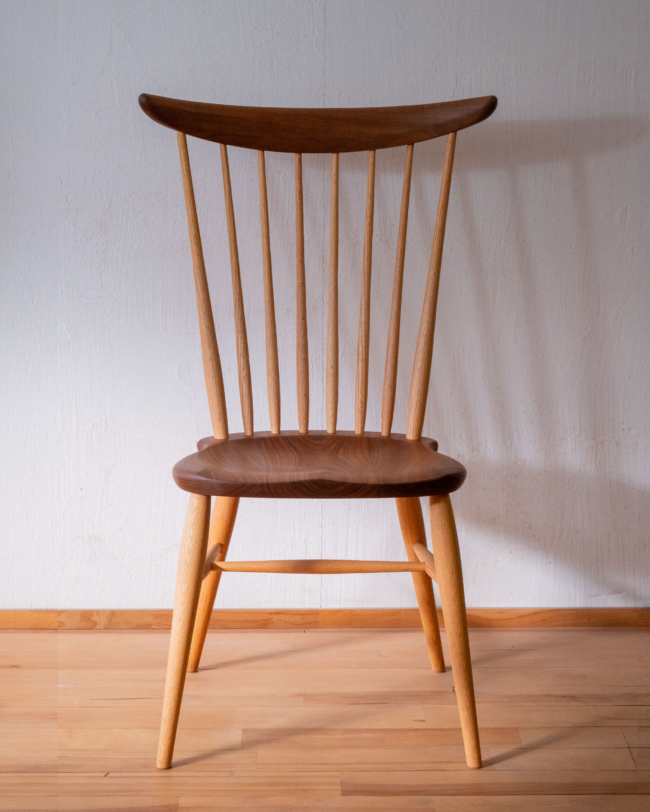 高山ウッドワークス ｜Comb back side chair ＜ W552 ＞ - オイル仕上げ