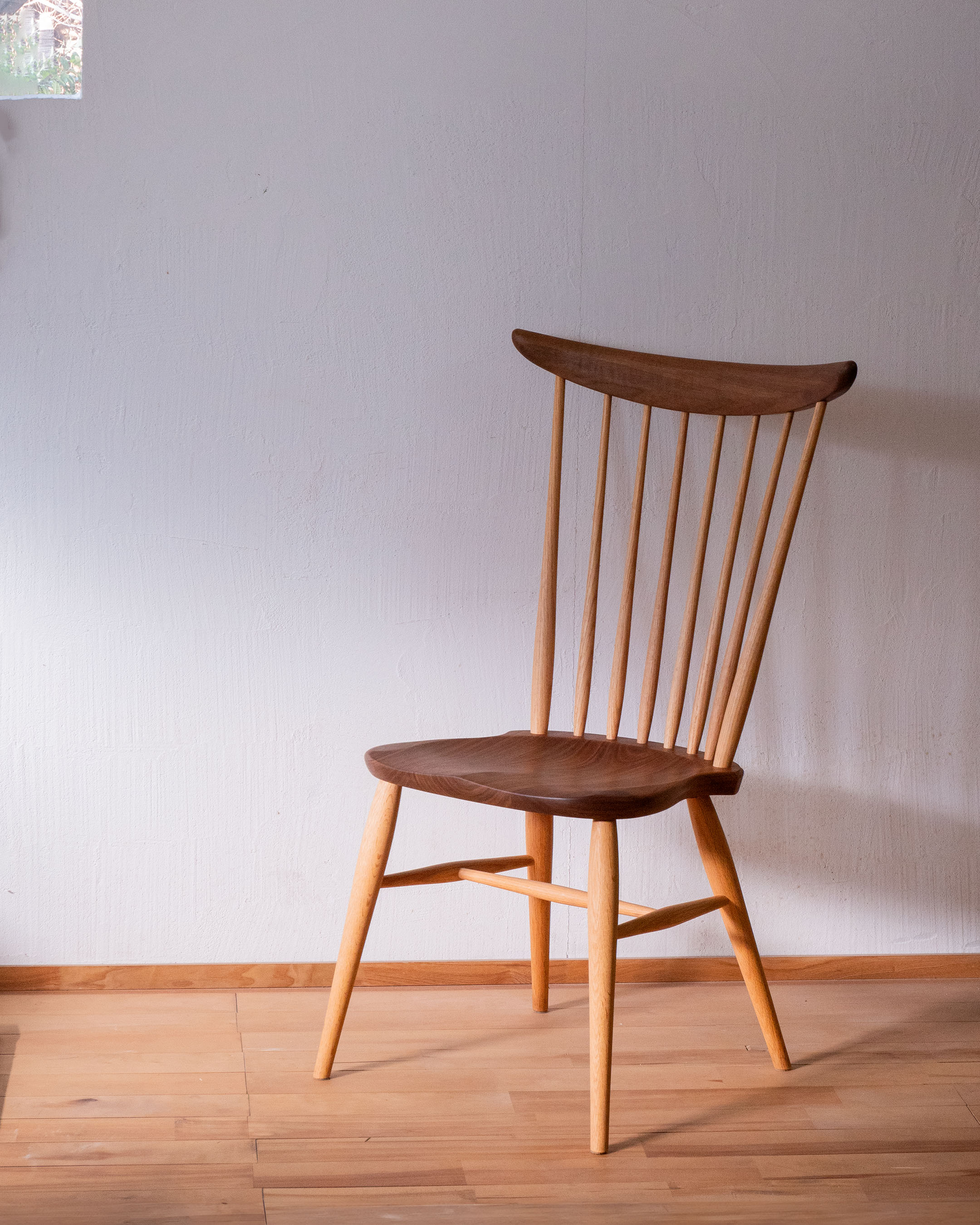 高山ウッドワークス ｜Comb back side chair ＜ W552 ＞ - オイル仕上げ