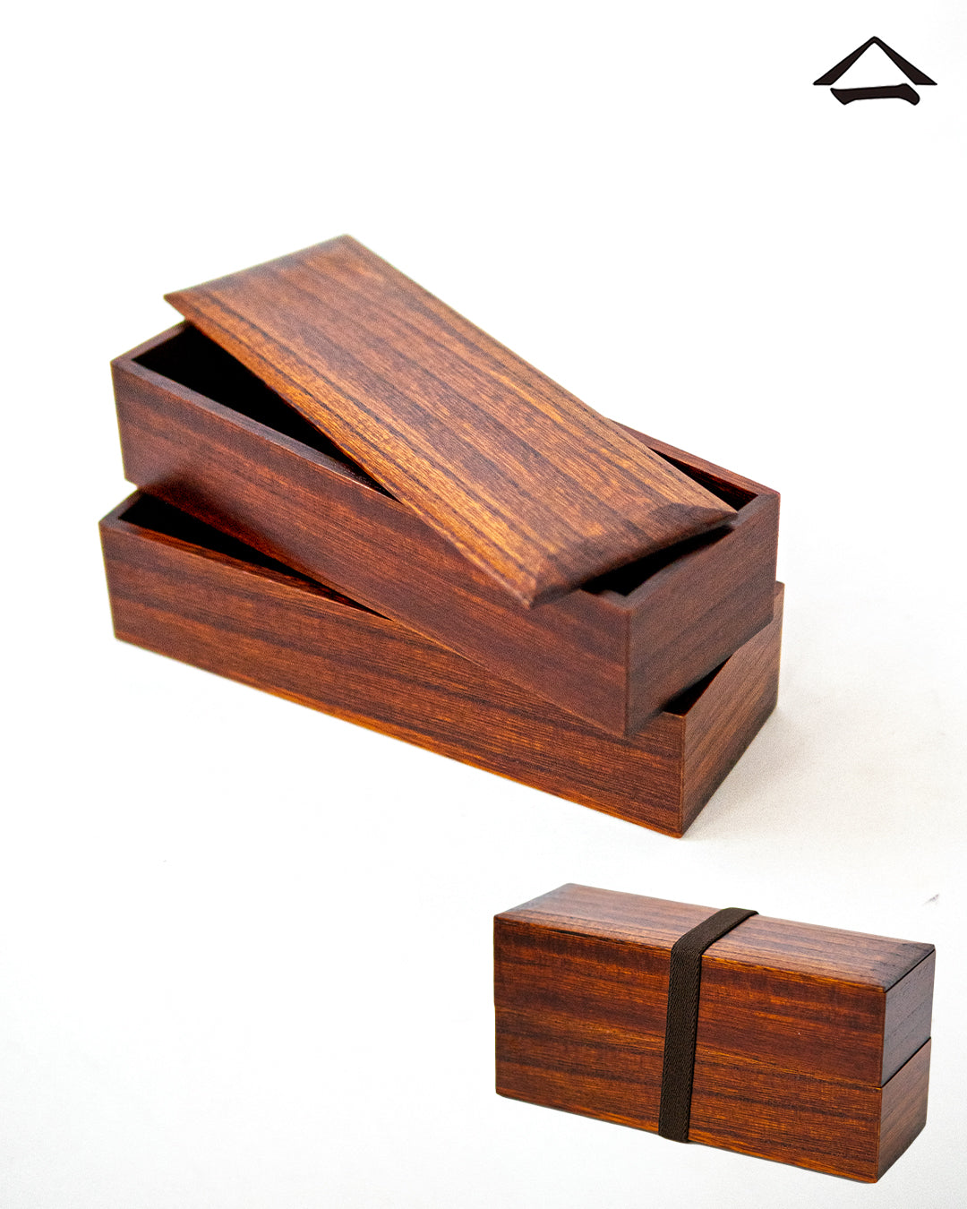 山一 ｜ 桐の弁当箱 二段